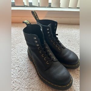 Doc Martens black leather boots size US Women’s 10